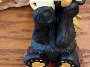 New Big Sky Carvers Bearfoots Bears Jeff Fleming Bear Before Coffee Figurine