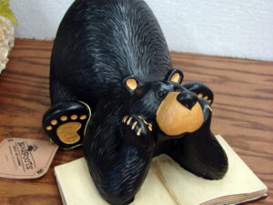 New Big Sky Carvers Bearfoots Bears Jeff Fleming Love Birds Swing Figurine, Moose-R-Us.Com Log Cabin Decor