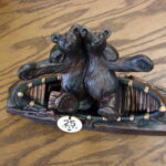 New Big Sky Carvers Jeff Fleming Artwork Montana Bronze Good Ol Days Canoe - Image 2