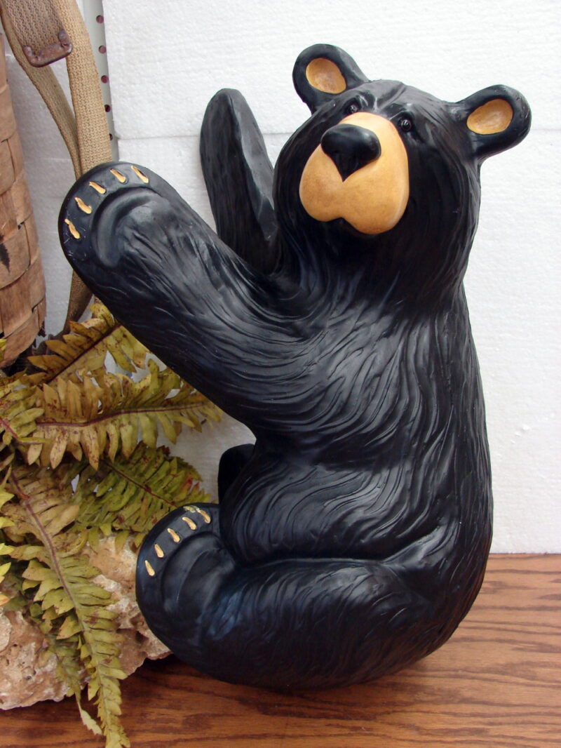 New Big Sky Carvers Bearfoots Bears Jeff Fleming Grand Bear Corner Climber, Moose-R-Us.Com Log Cabin Decor