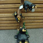 New Big Sky Carvers Bearfoots Bears Jeff Fleming Grand Honey Tree 3 Bear