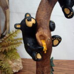 New Big Sky Carvers Bearfoots Bears Jeff Fleming Grand Honey Tree 3 Bear - Image 2