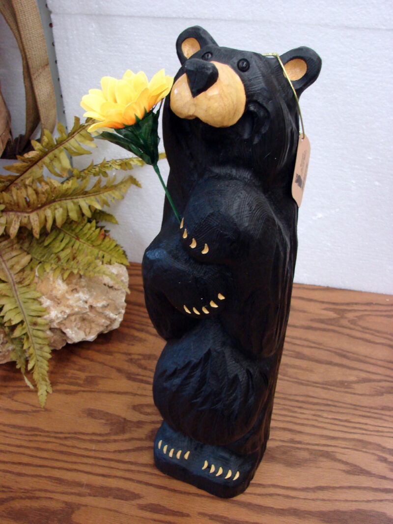 New Big Sky Carvers Bearfoots Bears Jeff Fleming Grand Sunny Greetings Sunflower, Moose-R-Us.Com Log Cabin Decor