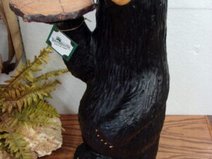 New Big Sky Carvers Bearfoots Bears Jeff Fleming Grand Waiter Bear Tray