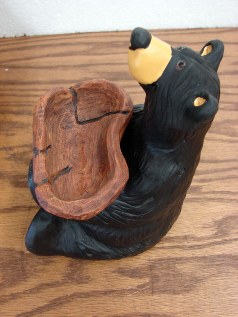 New Big Sky Carvers Bearfoots Bears Jeff Fleming Jeeves w/ Tray Figurine, Moose-R-Us.Com Log Cabin Decor