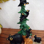New Big Sky Carvers Bearfoots Bears Jeff Fleming Jumping for Joy Tree Figurine