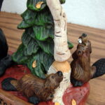 New Big Sky Carvers Bearfoots Bears Jeff Fleming Leave it to Beavers Figurine - Image 2