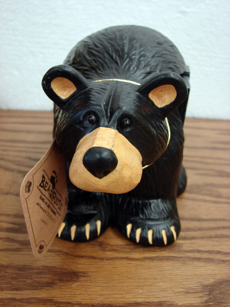 New Big Sky Carvers Bearfoots Bears Jeff Fleming Looking Forward Perpetual Calendar, Moose-R-Us.Com Log Cabin Decor