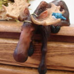 New Big Sky Carvers Bearfoots Bears Jeff Fleming Moose Shelf Sitter Figurine