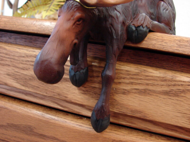 New Big Sky Carvers Bearfoots Bears Jeff Fleming Moose Shelf Sitter Figurine, Moose-R-Us.Com Log Cabin Decor