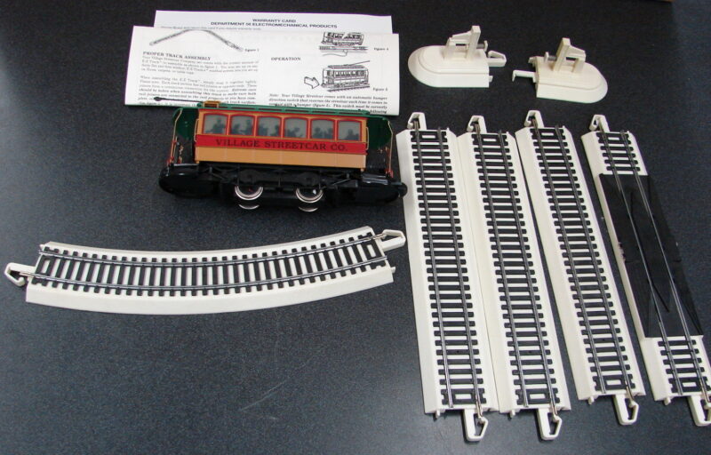 Dept 56 &#8220;Village Streetcar&#8221; with Original Box for Parts, Moose-R-Us.Com Log Cabin Decor