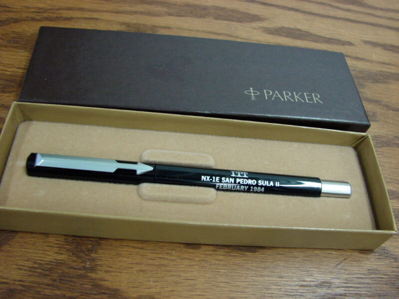 Vintage Parker ITT San Pedro 1984 Advertising Pen NIB, Moose-R-Us.Com Log Cabin Decor
