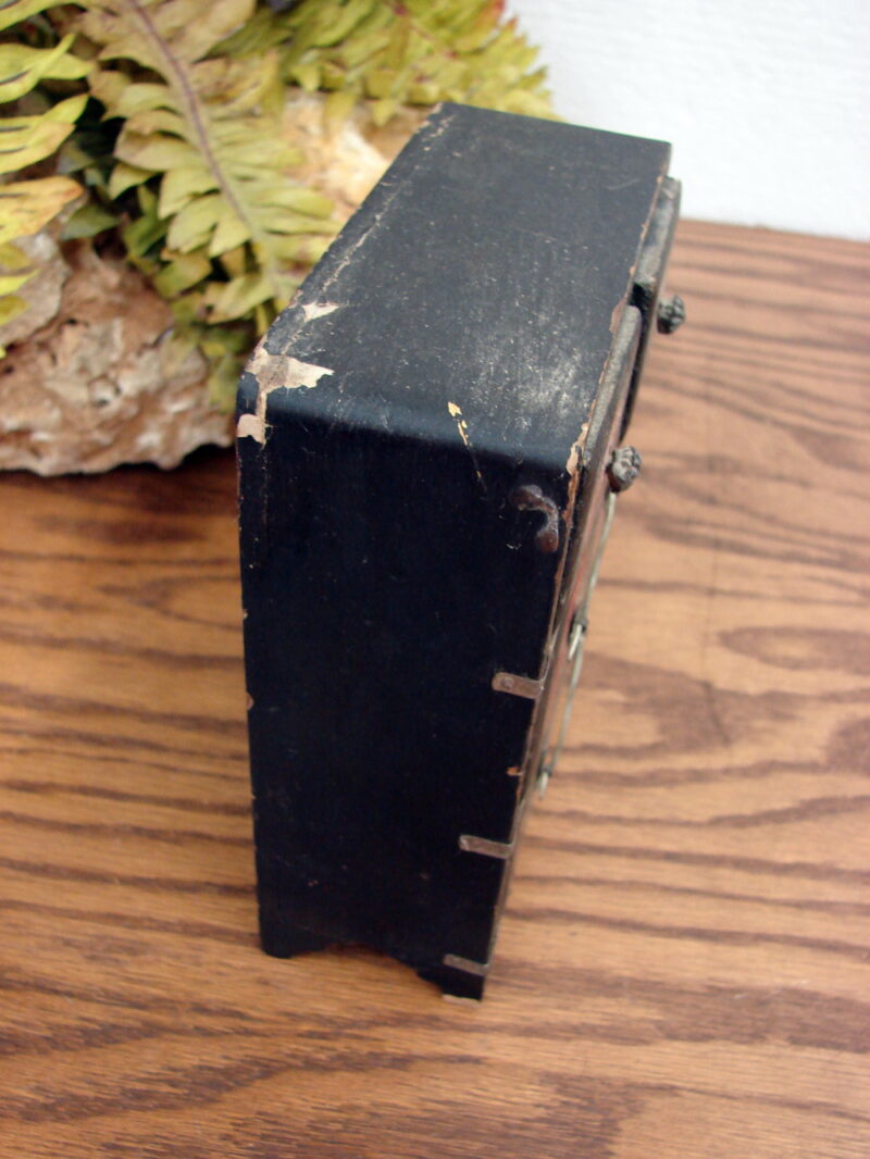 Antique Miniature Wood Salesman Sample Trunk Dresser Vintage Jewelry, Moose-R-Us.Com Log Cabin Decor