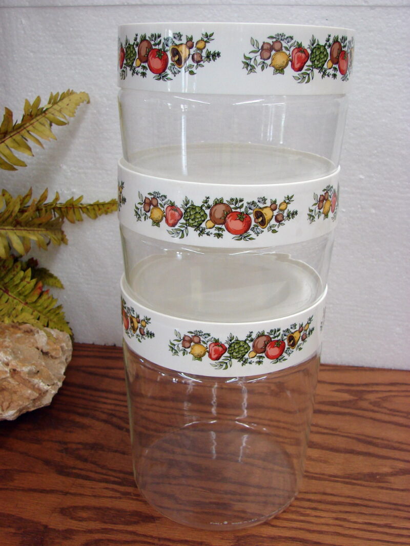 Vintage Retro Corning Ware Spice of Life L&#8217;Echalote La Marjolaine Le Romarin La Sauge, Moose-R-Us.Com Log Cabin Decor