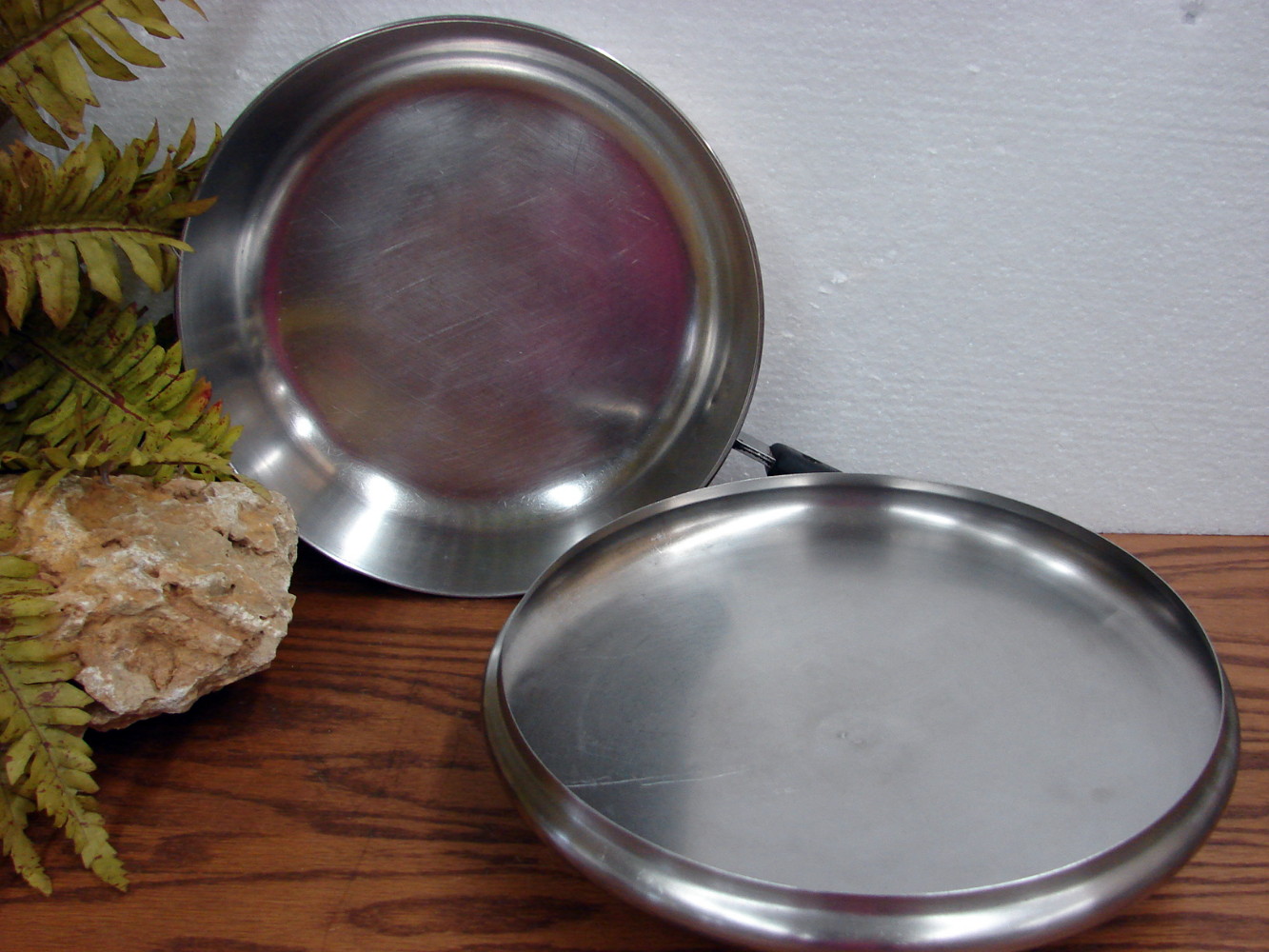 Vintage Copper Bottom Revere Ware 10" Skillet Frying Pan w/ Lid Chicken Fryer - Image 10