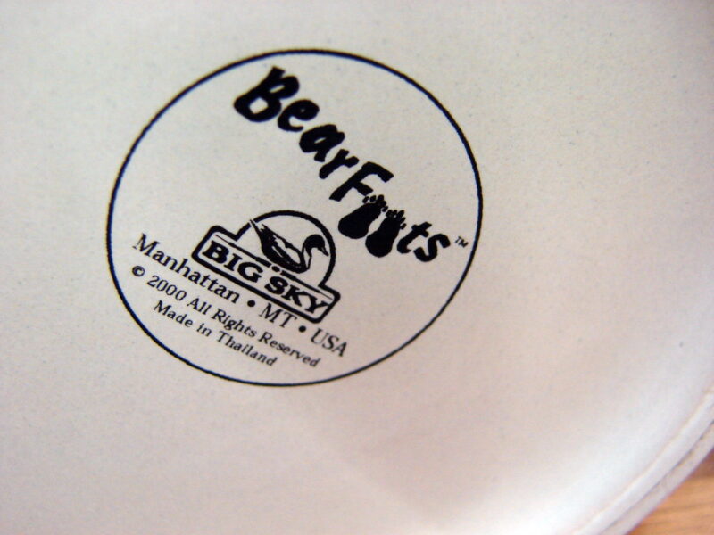 Vintage Big Sky Carvers Bearfoots Bears Jeff Fleming Bear Track Figural Mug, Moose-R-Us.Com Log Cabin Decor