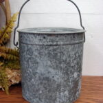 Vintage Massive Galvanized Tin Nu-Airflo Minnow Bucket Complete 22 Quart - Image 6