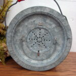 Vintage Massive Galvanized Tin Nu-Airflo Minnow Bucket Complete 22 Quart - Image 8