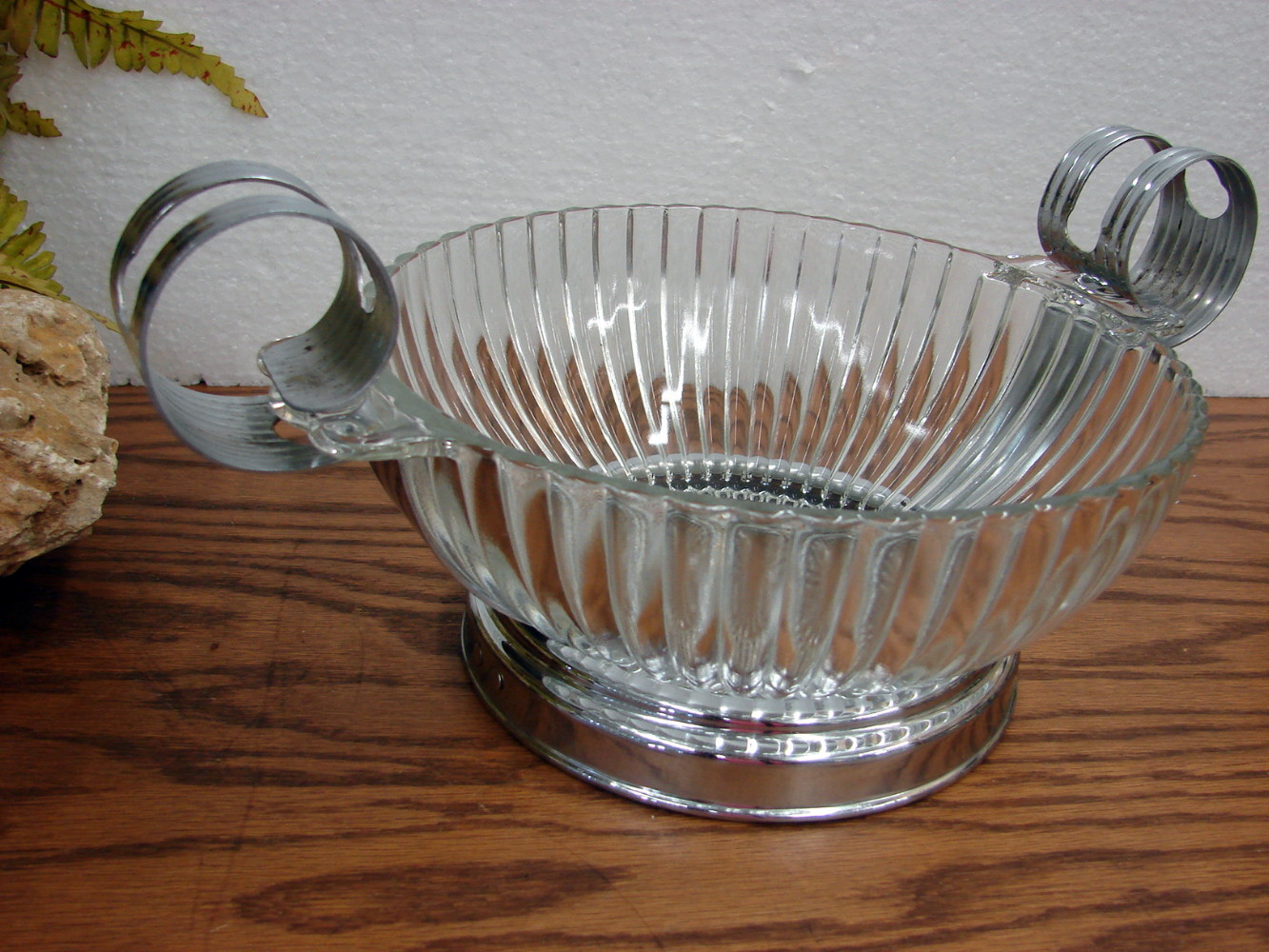 Vintage Art Deco Ribbed Collins Glasses | Set of 4 | 14 oz