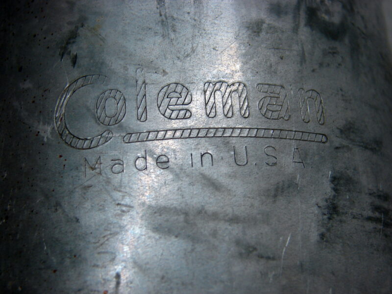 Vintage Coleman USA WWII Pocket Cylinder Camping Stove 530 A47 Funnel Wrench, Moose-R-Us.Com Log Cabin Decor