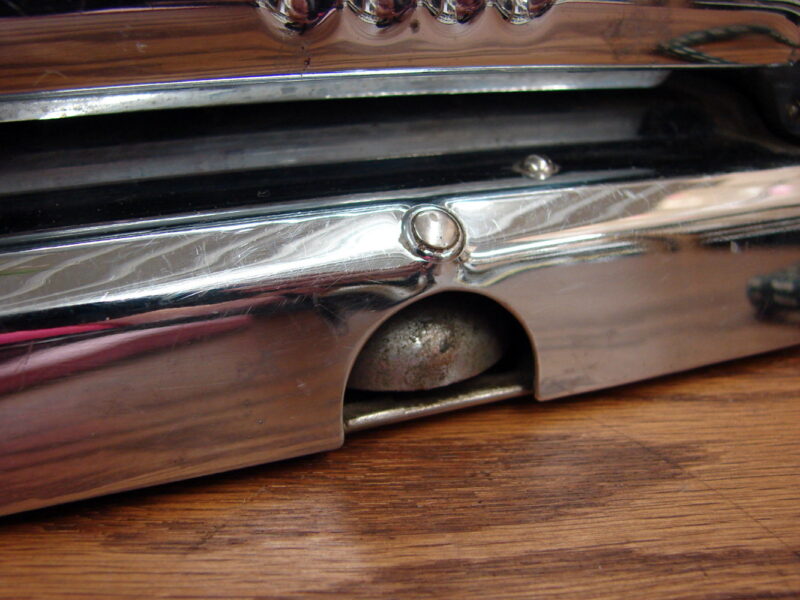 1930&#8217;s Antique GE Toaster Chrome Flip Door Bell Alarm Hotpoint #129T42, Moose-R-Us.Com Log Cabin Decor