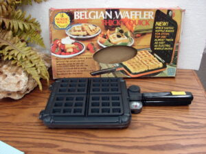 Choice of Vintage Nordic Ware Belgian Waffler Heavy Duty Waffle Iron Stove Top