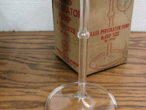 Vintage PYREX 7826P Flameware Glass Coffee Percolator Pump Stem 6 Cup Tall NIB