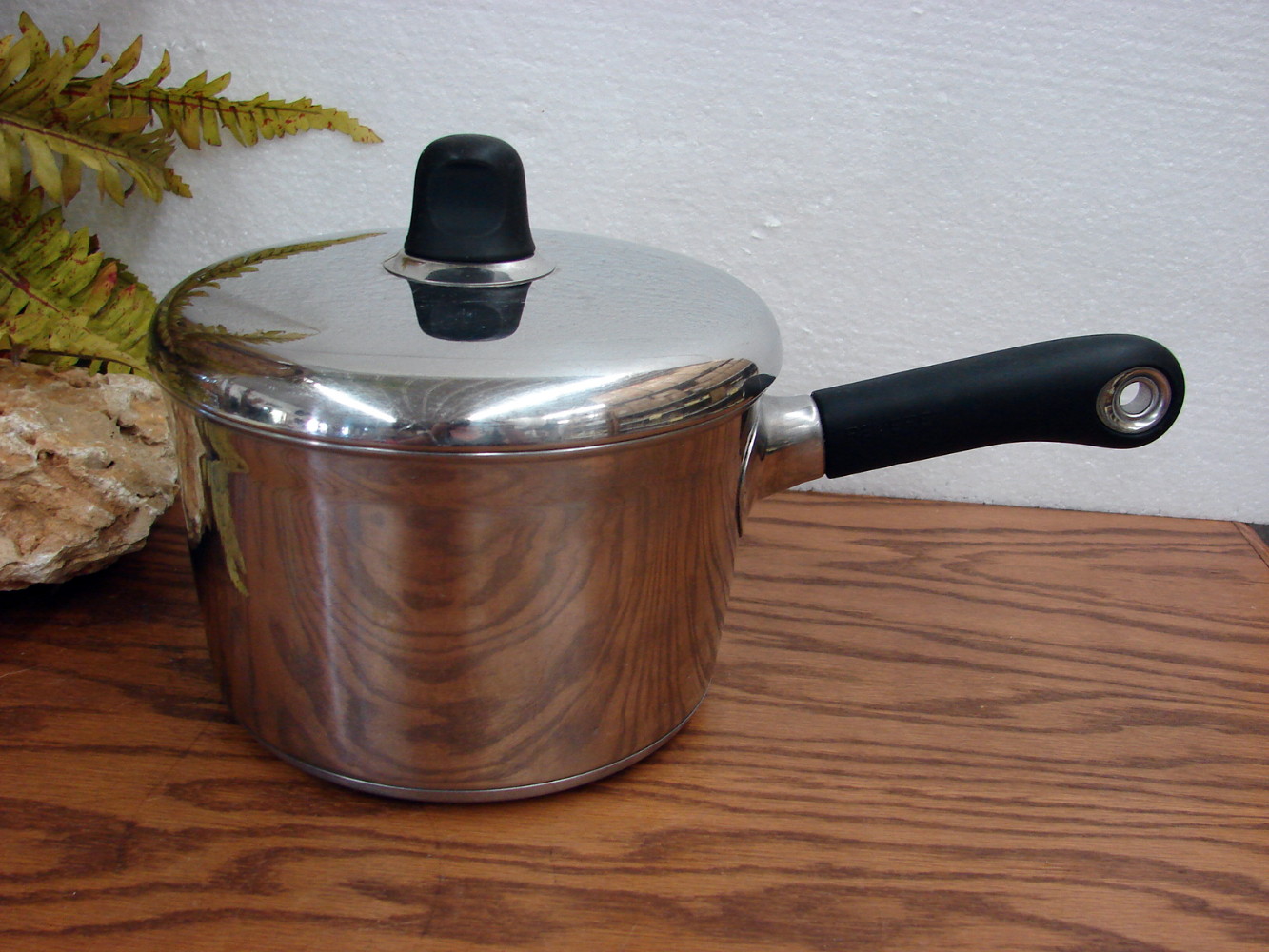 Revere Line 3-Quart Covered Saucepan