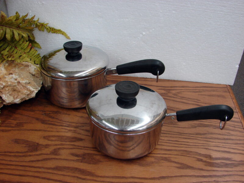 Revere Ware Stainless Steel Sauce Pan Skillet RevereWare, Moose-R-Us.Com Log Cabin Decor