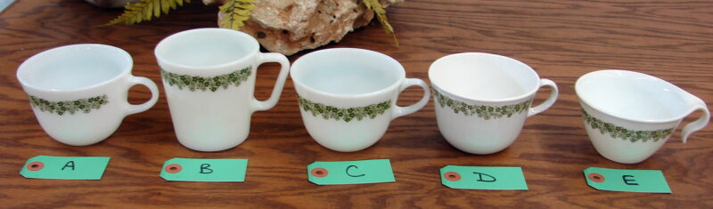 Vintage Corelle Spring Green Crazy Daisy Dinnerware and Accessories NIB 20 pc Set, Moose-R-Us.Com Log Cabin Decor