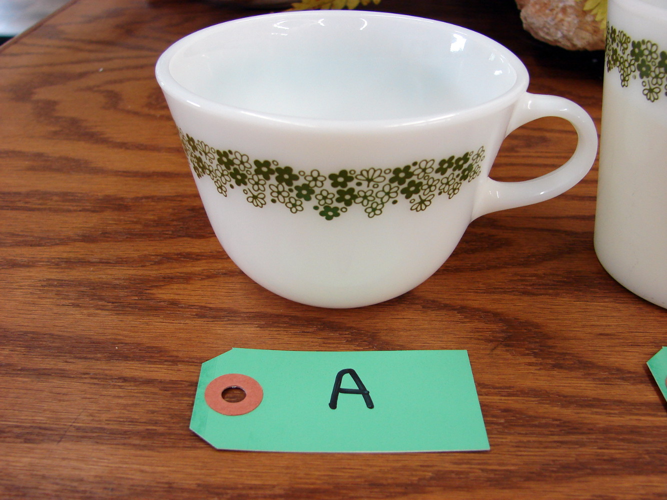 Vintage Corelle by Corning Ware Spring Blossom Coffee Tea Cup Style A