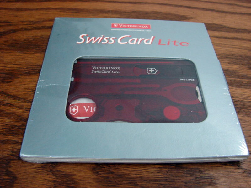 Victorinox Swiss Army CD SwissCard Lite 53321 Ruby, Moose-R-Us.Com Log Cabin Decor