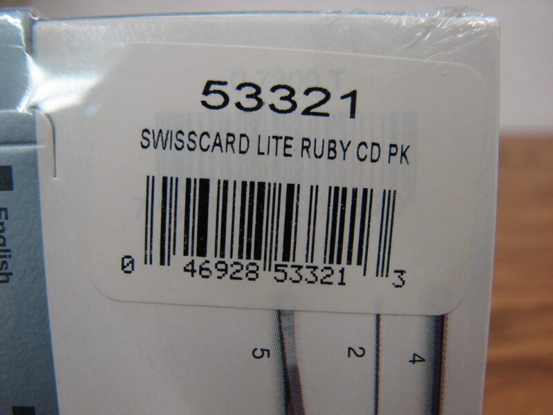 Victorinox Swiss Army CD SwissCard Lite 53321 Ruby, Moose-R-Us.Com Log Cabin Decor