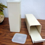 Tupperware Velveeta Block Cheese Keeper Container Holder USA 3 Pc Set #1696