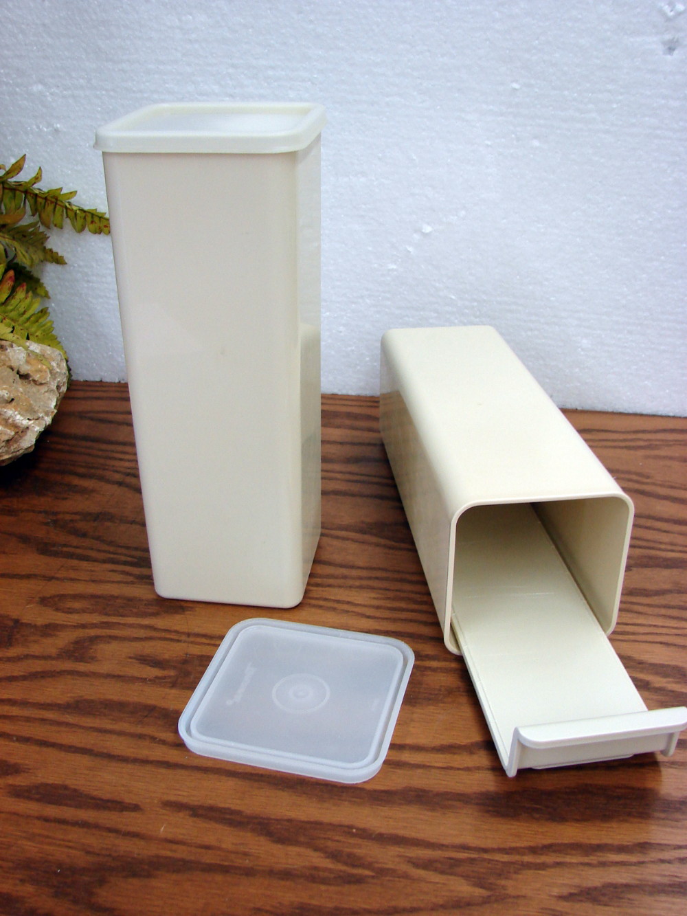 Vintage Tupperware Cheese Keeper 3 Pc Tan Set Plastic Refrigerator Food  Storage Kitchen Collectible Housewares RV Mobile Home 