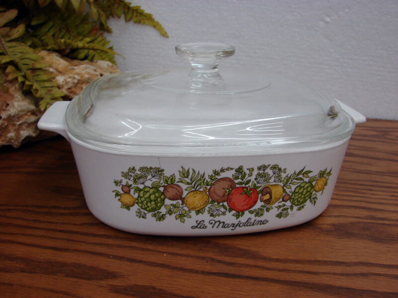 Vintage Retro Corning Ware Spice of Life L&#8217;Echalote La Marjolaine Le Romarin La Sauge, Moose-R-Us.Com Log Cabin Decor