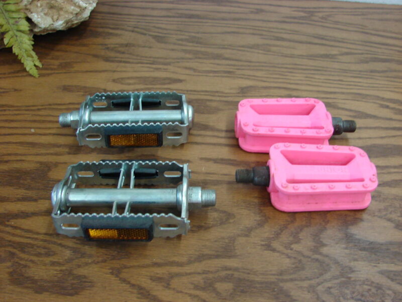 Vintage Union Misc Bike Racing Peddles West Germany Box Lot, Moose-R-Us.Com Log Cabin Decor