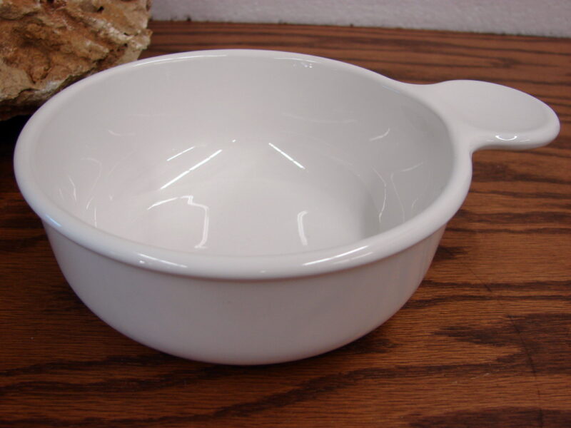 Vintage Corning Grab It Handled Ramekin P-150 White CorningWare, Moose-R-Us.Com Log Cabin Decor