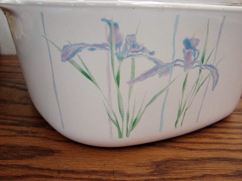 Vintage Corning Ware USA Shadow Iris Corningware Kitchenware, Moose-R-Us.Com Log Cabin Decor
