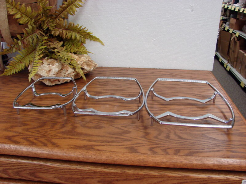 Vintage Corning USA Corningware Detachable Handle Chrome Cradle Trivet, Moose-R-Us.Com Log Cabin Decor