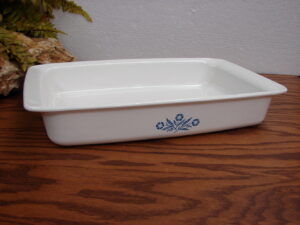 Corning Ware Blue Cornflower P-332 Rectangular Lasagna Cake Baking Pan 12x8x2