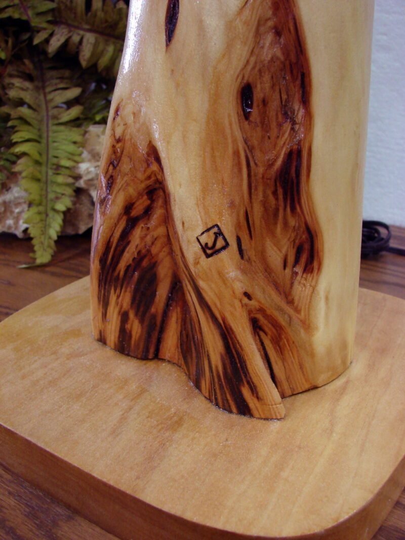 Gorgeous Huge Diamond Willow Wood Log Lamp Base Hand Carved Log Home, Moose-R-Us.Com Log Cabin Decor