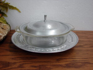 Vintage Fire King Sapphire Blue Philbe Casserole No Lid 8&#8243;, Moose-R-Us.Com Log Cabin Decor