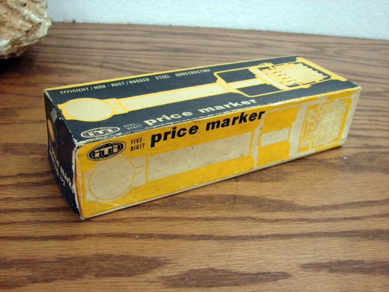 Vintage ITI 5 Digit Price Marker Model 172 w/ Box, Moose-R-Us.Com Log Cabin Decor
