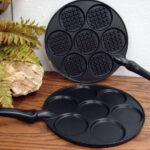 Vintage Scandinavian Nordic Ware Pancake Waffle Skillet Mold Frying Pans