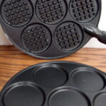 Vintage Scandinavian Nordic Ware Pancake Waffle Skillet Mold Frying Pans - Image 2