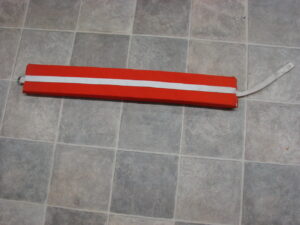 Vintage Bright Orange Water Ski Life Preserver Waist Skiers Belt