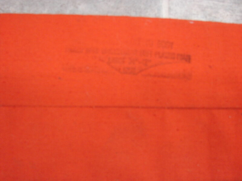 Vintage Bright Orange Water Ski Life Preserver Waist Skiers Belt, Moose-R-Us.Com Log Cabin Decor