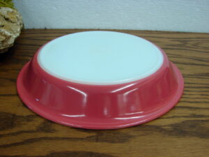 Vintage PYREX Flamingo Raspberry Pink Coral Deep Dish Pie Plate #209