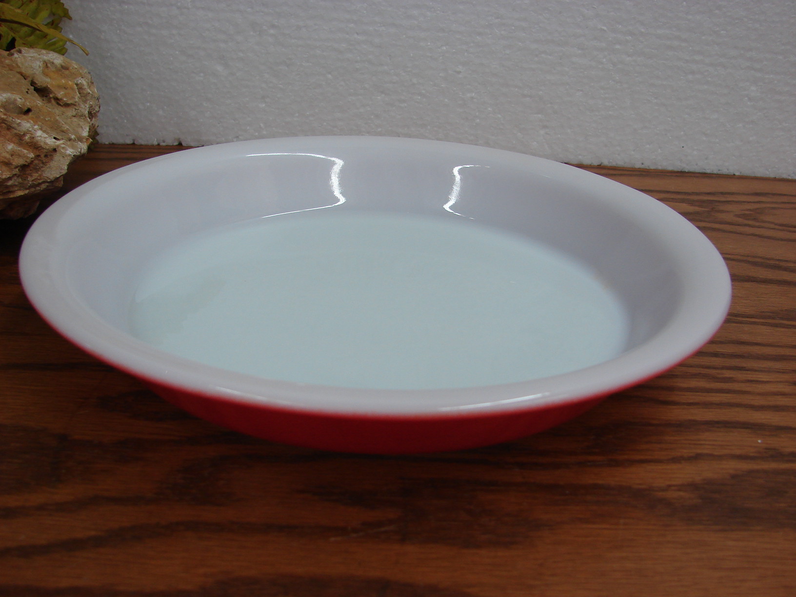 Pink pyrex pie plate hot sale